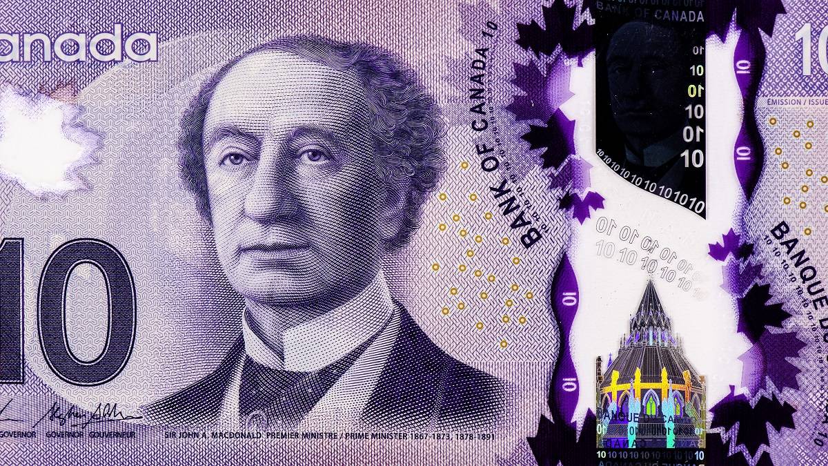 Canadian ten dollar note