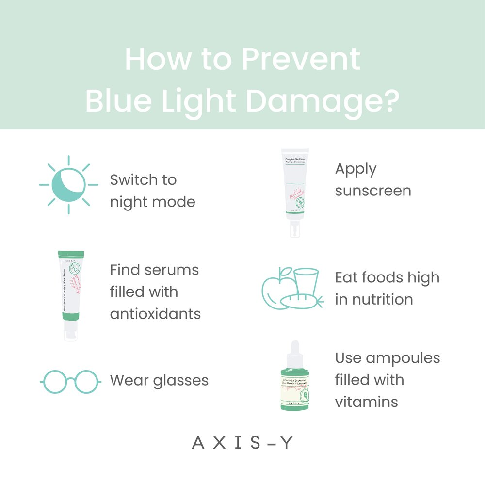 How can I protect my skin from bluelight?