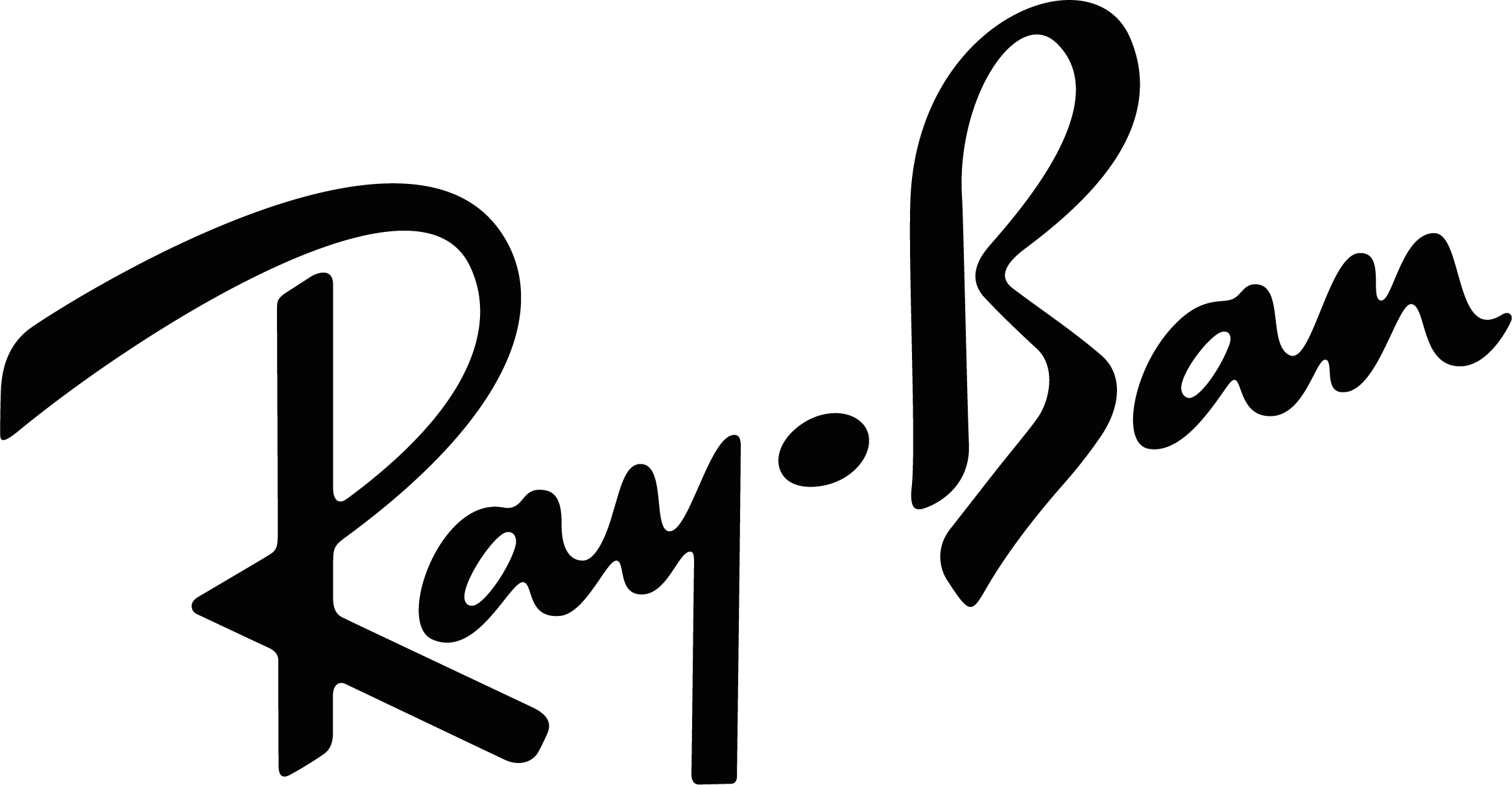 Ray-Ban logo in a stylized font.