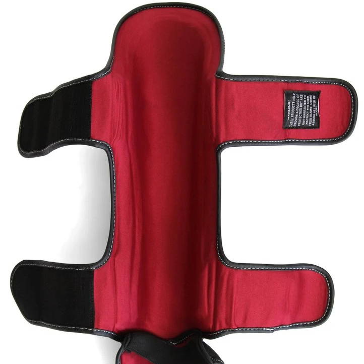 SMAI Elite85 Muay Thai Shin Guards Dual Hook and Loop Straps