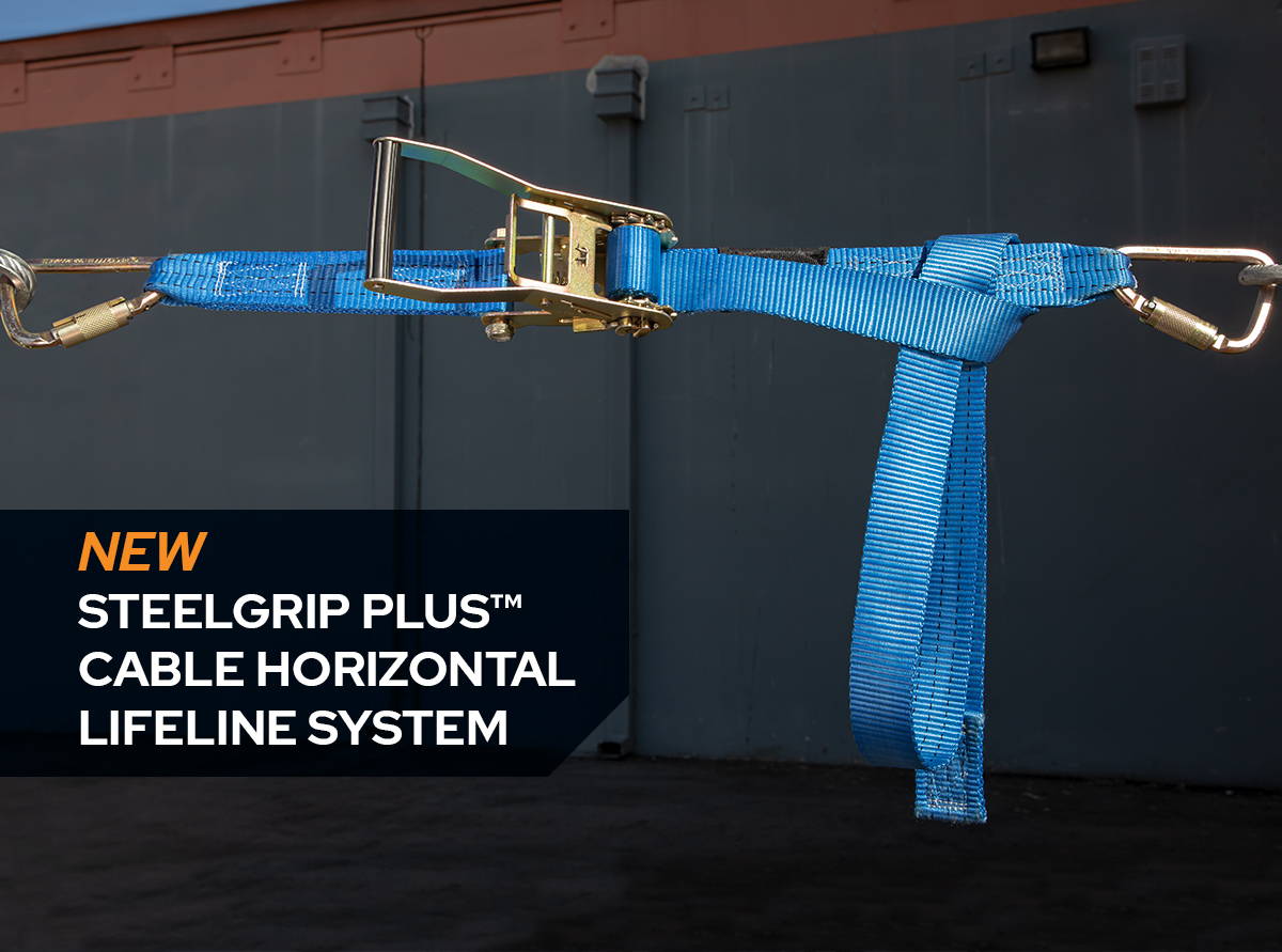 SteelGrip Plus™ Cable Horizontal Lifeline System