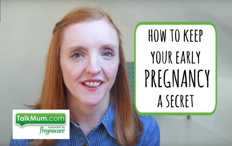 How To Keep Your Early Pregnancy A Secret Header Image