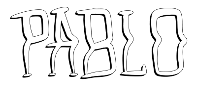 Pablo Coffee Co handwritten text logo