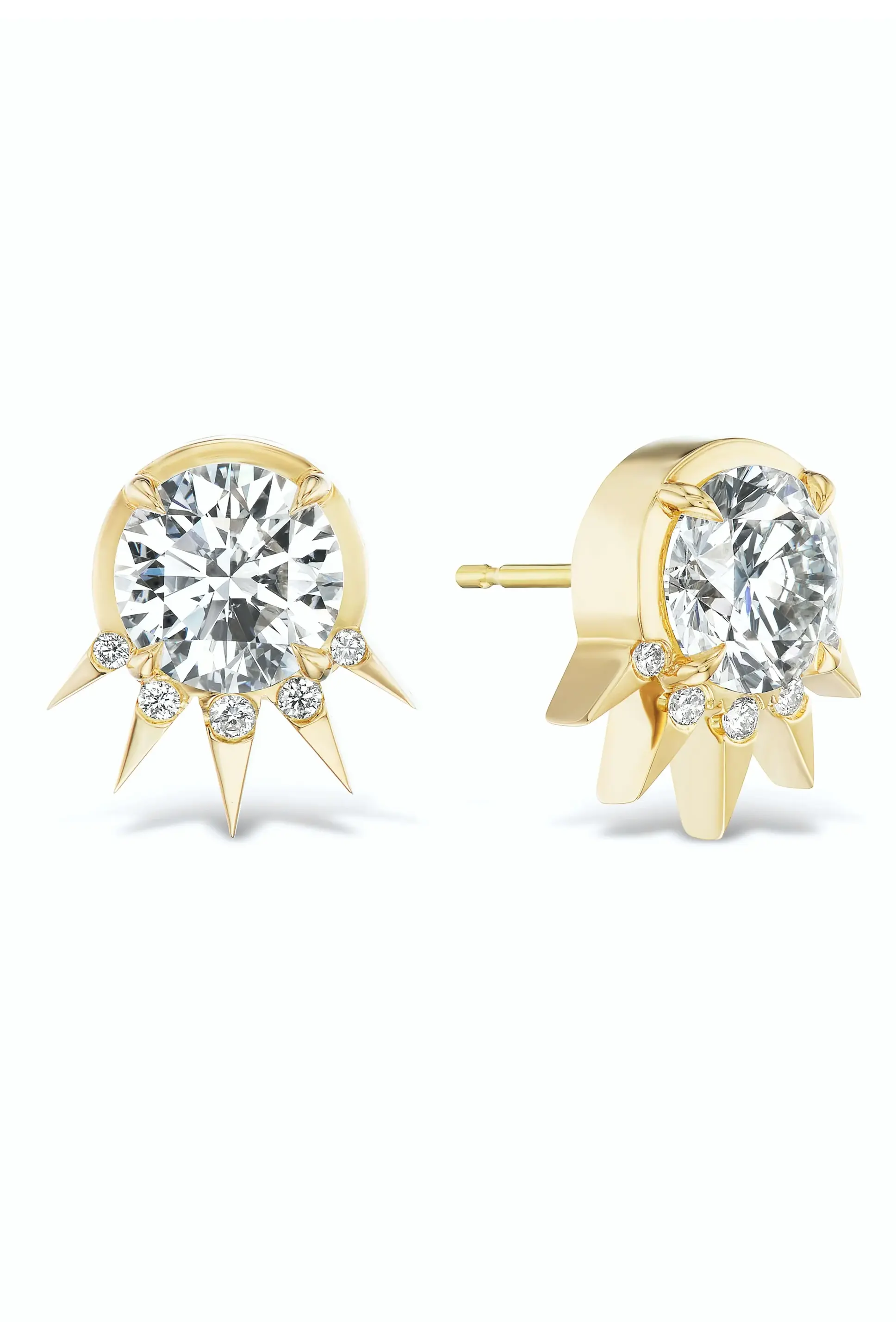 custom-diamond-spike-stud-earrings