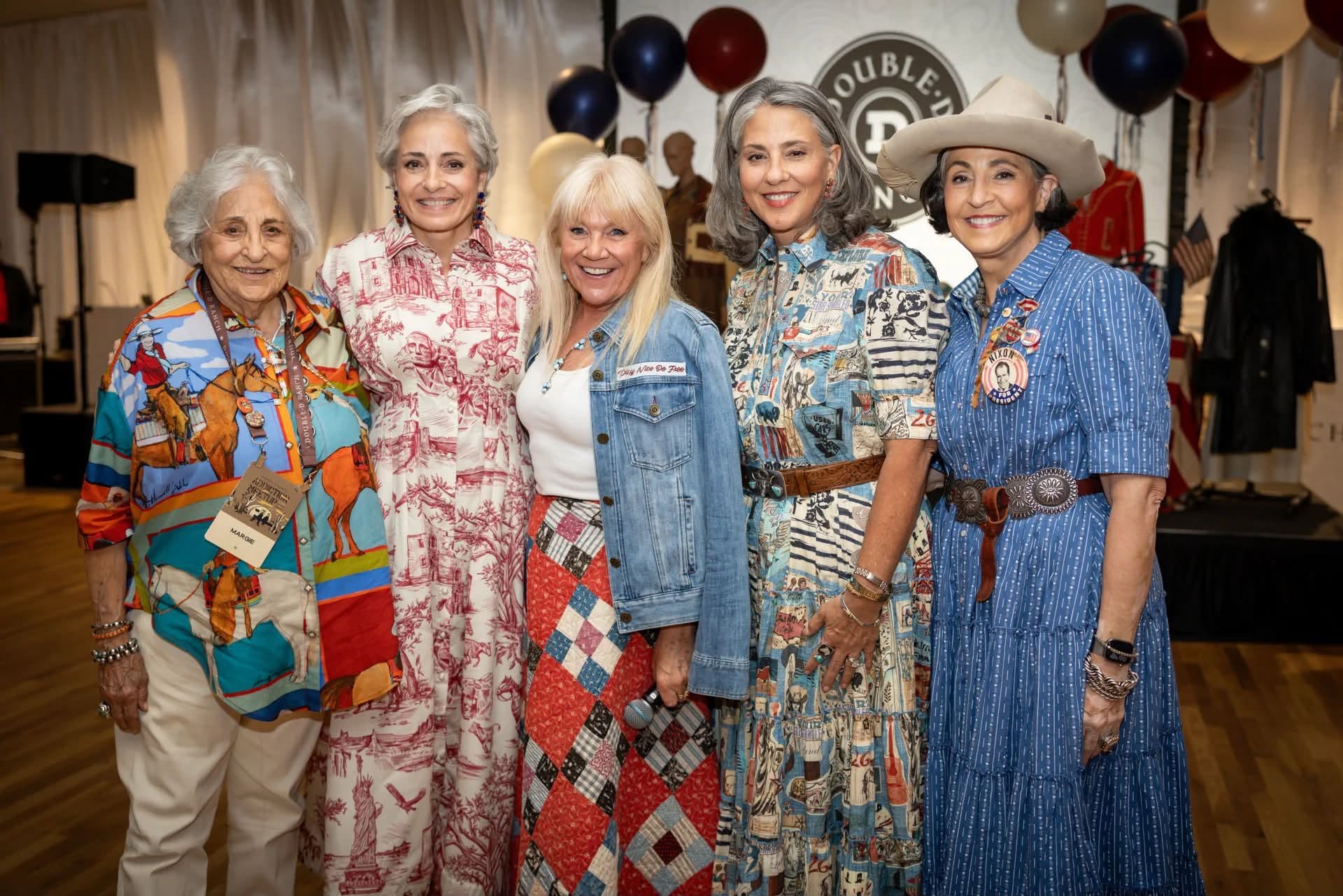 Photo of Margie McMullen, Hedy Carter, Angela Lieurance, Audrey Franz, and Cheryl McMullen at the 2026 Addiction Meet up after the induction anoucement. 