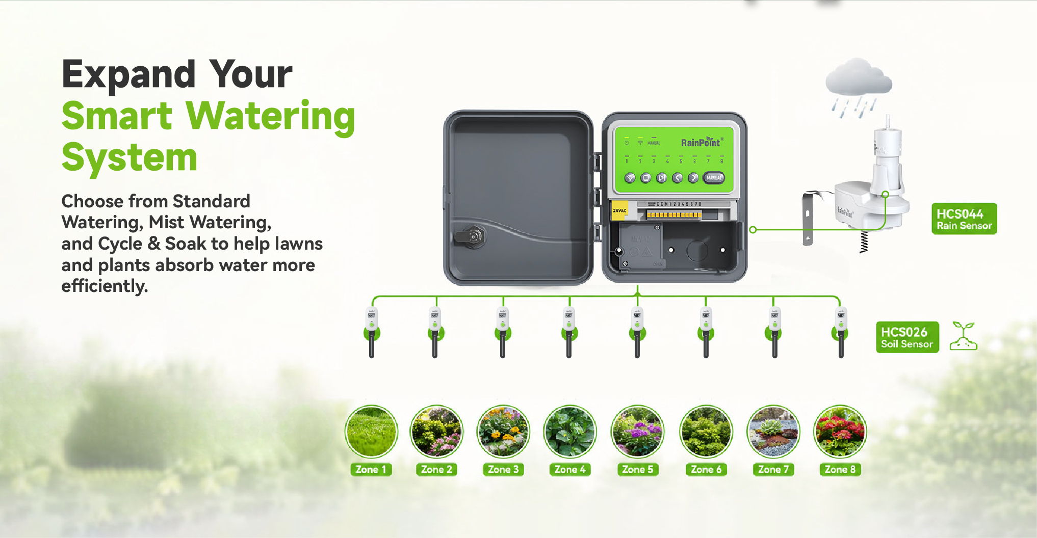 Expand your smart watering system for efficient plant care and water management.