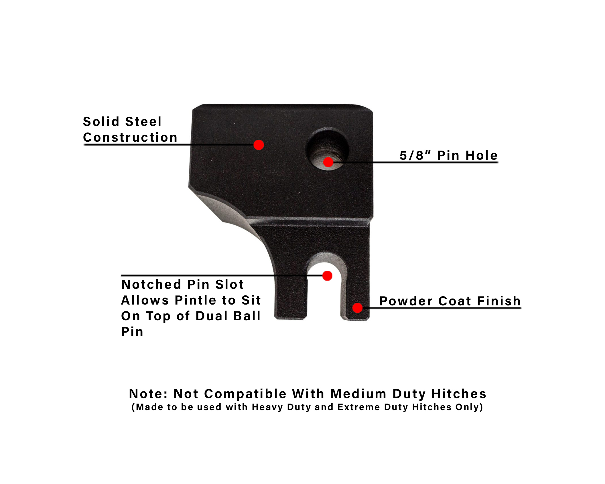 BulletProof Hitches Pintle Features Description