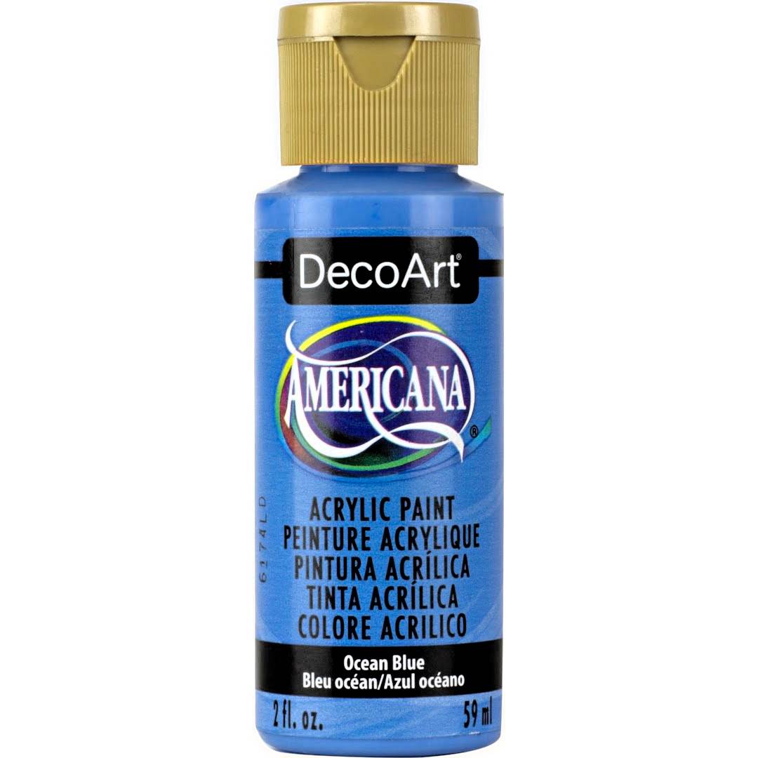 Ocean Blue Americana Acrylics DA270-3 2 ounce bottle