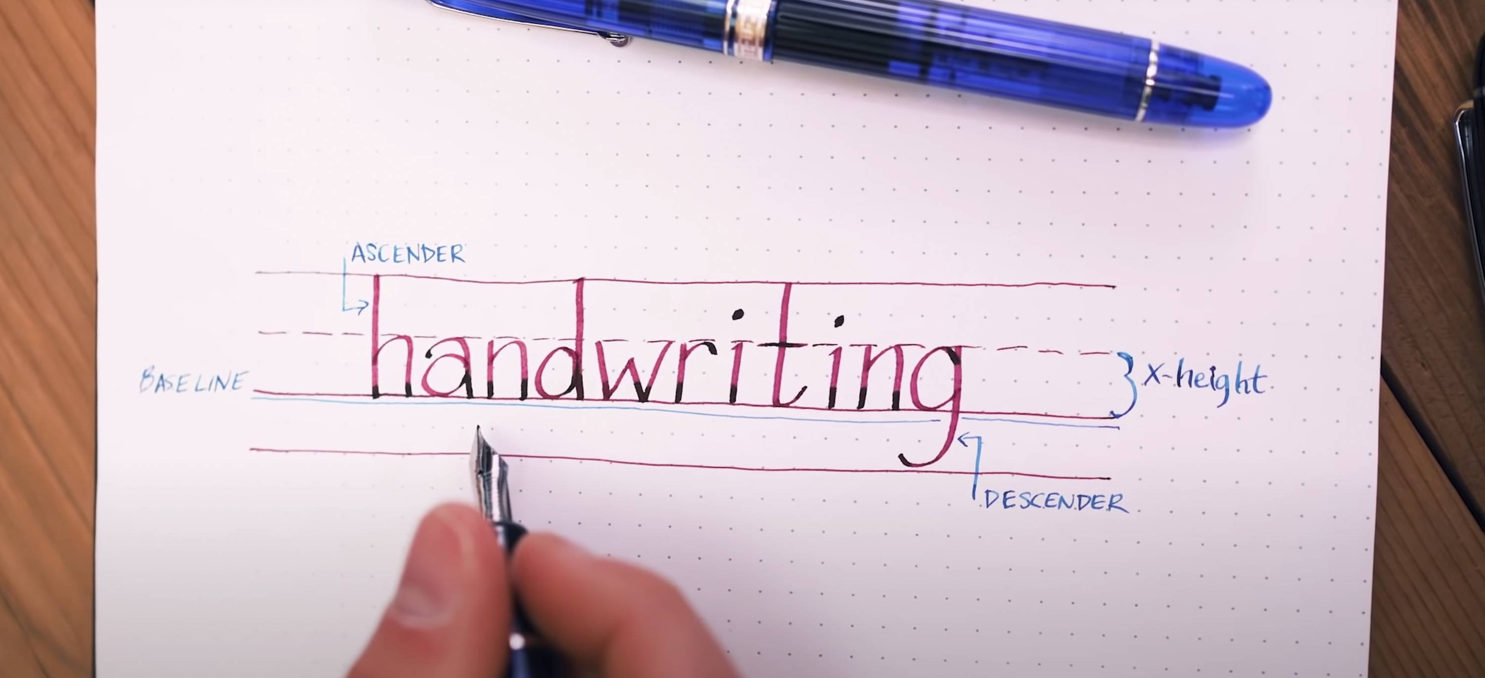 fountain pen handwriting