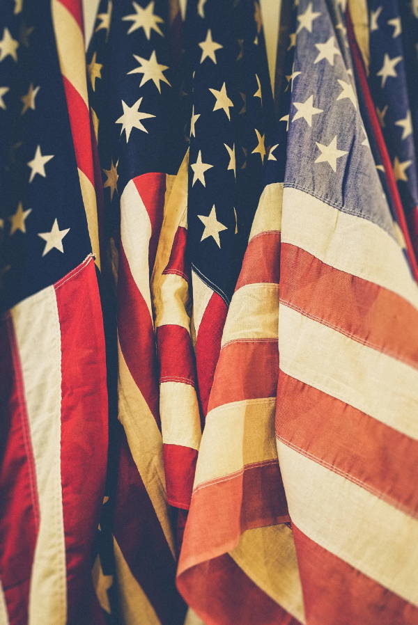 5 Military Branches Flags
