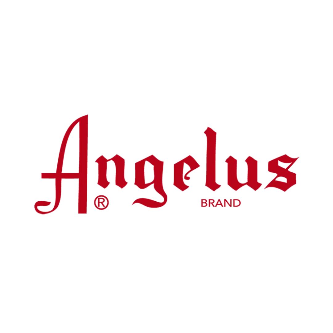 links to angelus brand video. angelus logo