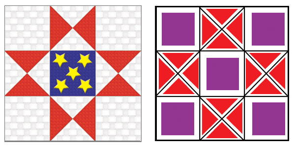 Ohio Star Quilt Block | Guidelines4Quilting
