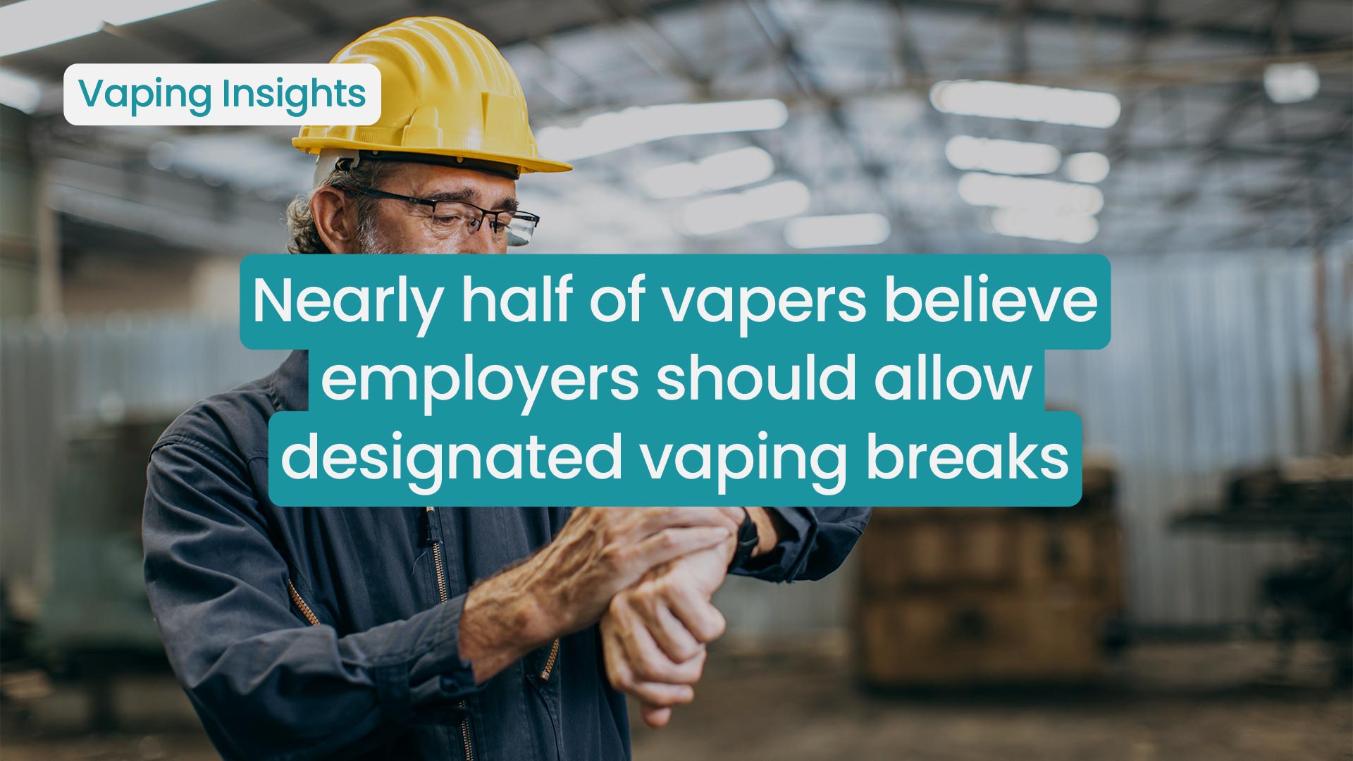 Nearly Half of Vapers Support Designated Vaping Breaks at Work