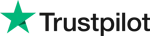 Trustpilot logo featuring a green star and the word 