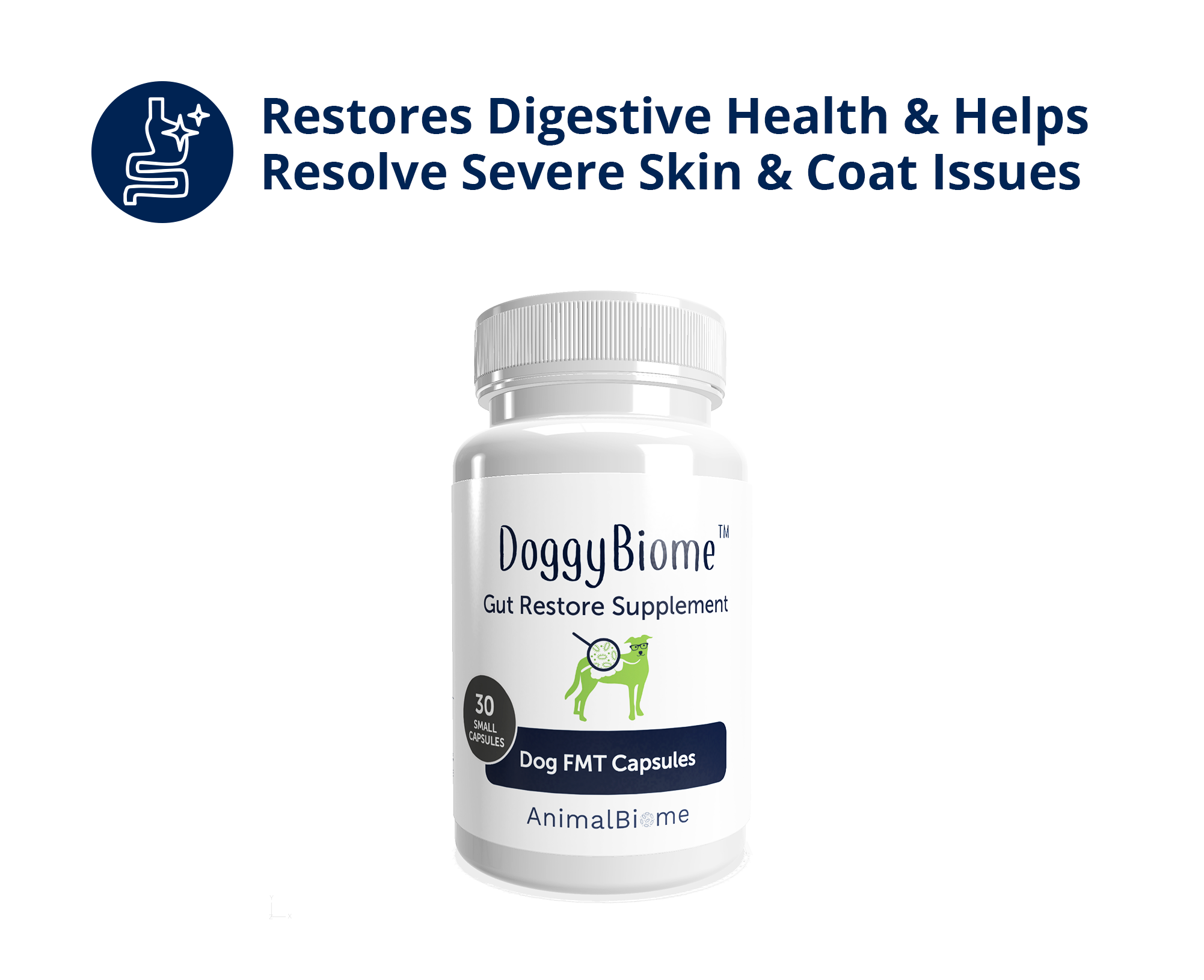 DoggyBiome Gut Restore Supplement for Dogs