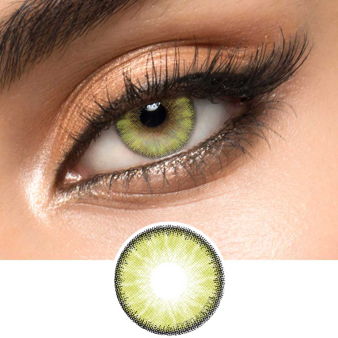 Desire Lush Green colored contacts circle lenses - EyeCandy's