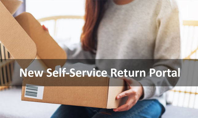 New Self-service returns portal