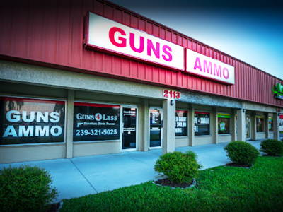 FRONT OF GUNS 4 LESS IN CAPE CORAL