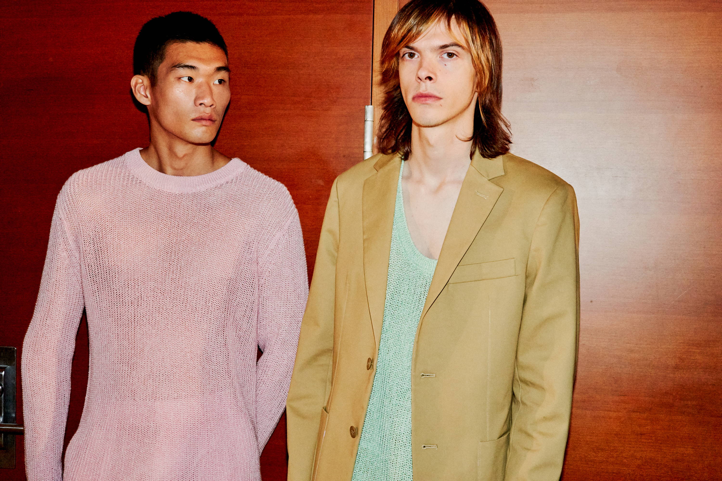 Spring 2020 backstage image. Links to 2020 Runway Experience.