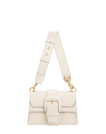 Oroton Frida Mini Satchel in Clotted Cream