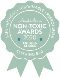 Australian Non-Toxic Awards 2020 Editor's Choice - Woolbabe Sleeping Bag
