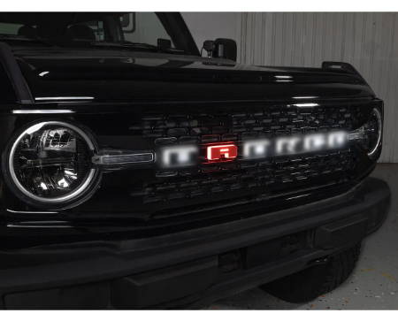 IAG I-Line Grill Black Letters and Red 