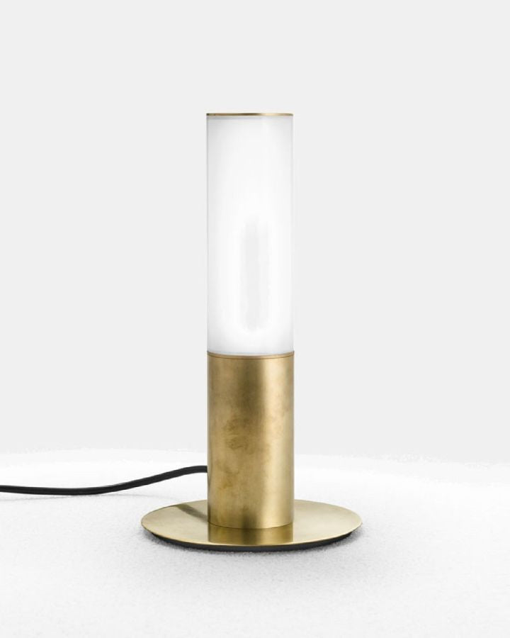 Italian Made Mid-Century Brass Table Lamp | Brass