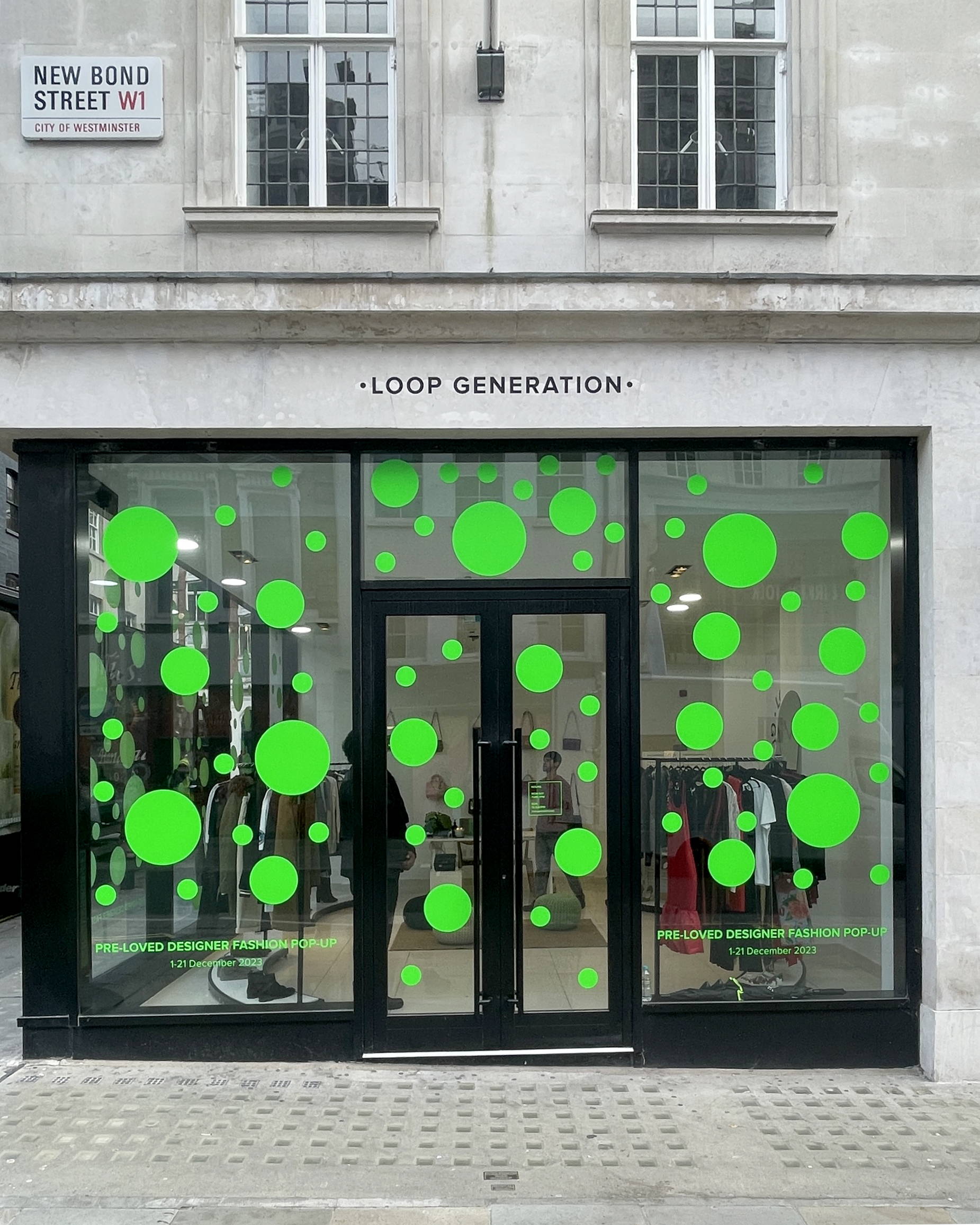 Designer second-hand pop-up store in central London – Loop Generation