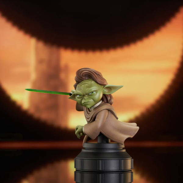 Star Wars: Tales of the Jedi™ - Yaddle™ Animated Mini Bust - St. Patrick's Day Exclusive