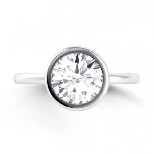 PLAIN BARE BAND ENGAGEMENT RING