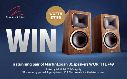 Win a stunning pair of MartinLogan B1 speakers worth £749