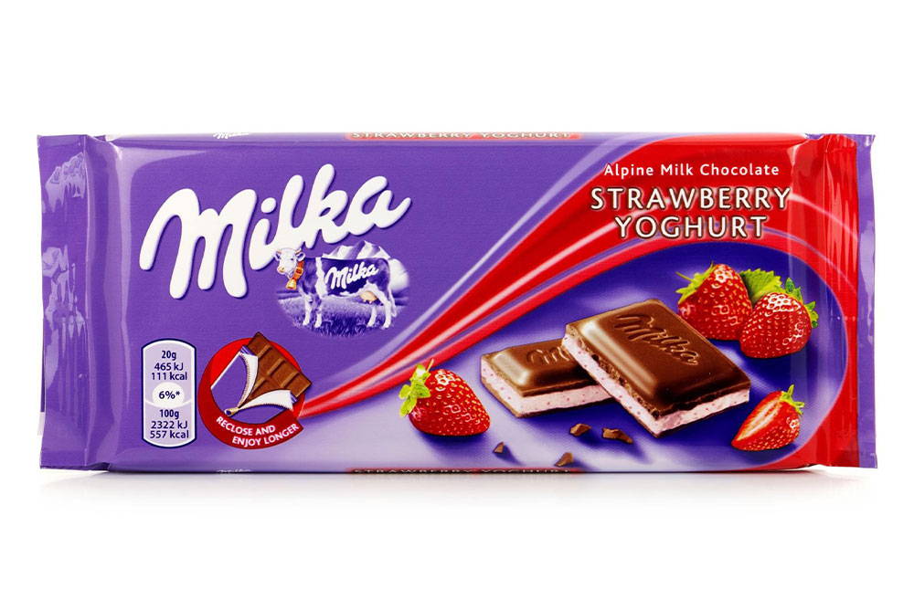 Milka Caramel Filled Chocolate Bar