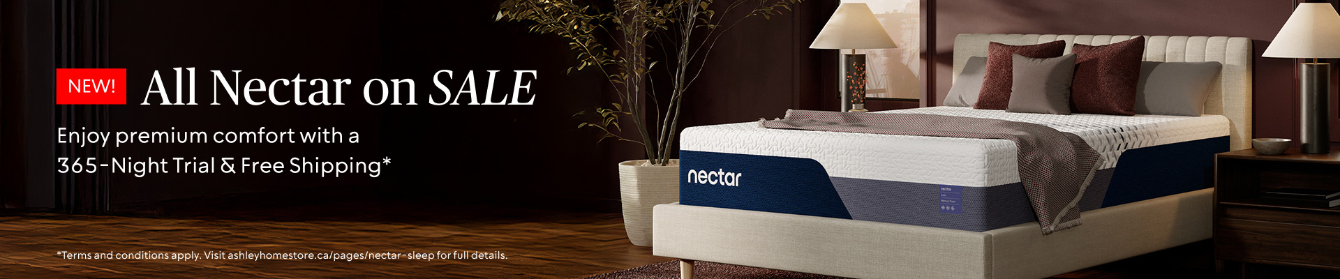 NEW! All Nectar on SALE Enjoy premium comfort with a 365-Night Trial & Free Shipping*