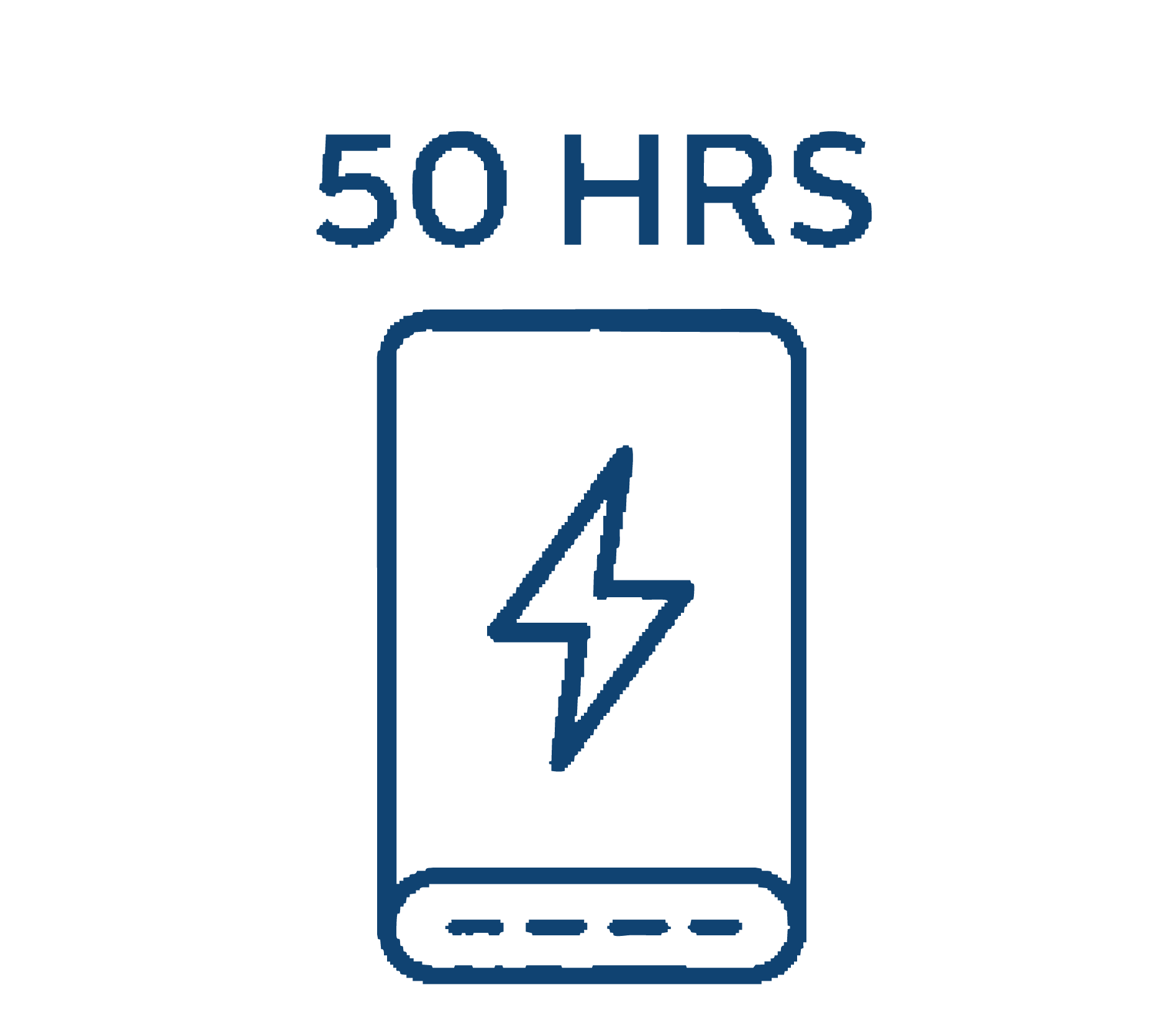 Up to 50 Hours Runtime with Battery Pack