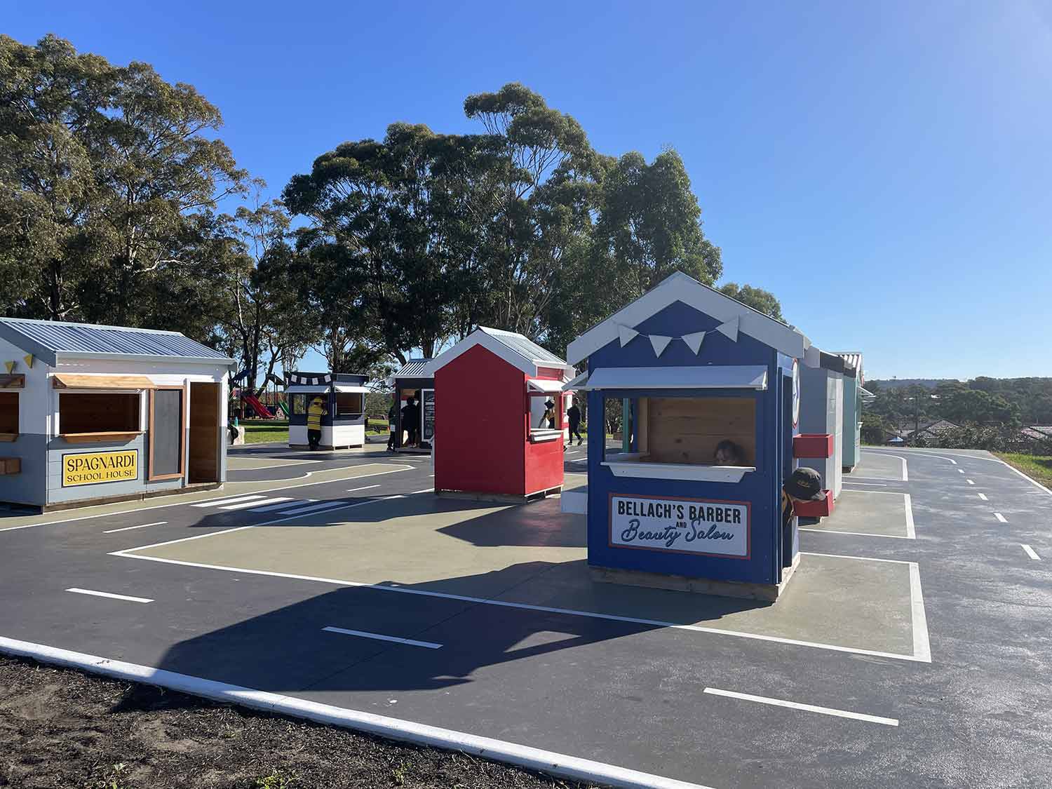 A Large Kids Cubby House Village