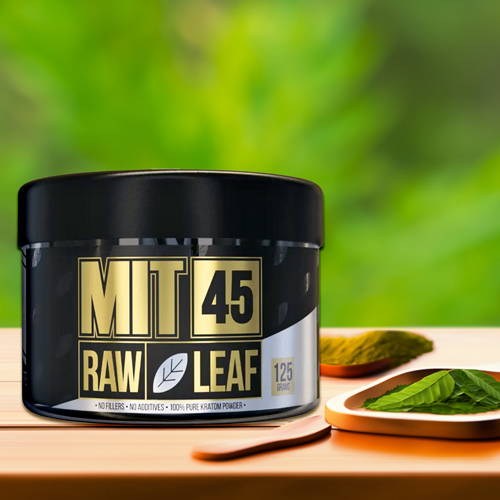 MIT 45 White Leaf Kratom Powder 125 Grams