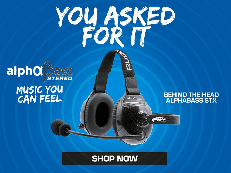AlphaBass Stereo Behind the Head Headset, Music you can feel