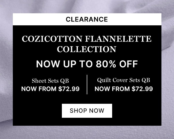 Clearance: CoziCotton Flannelette Collections, now up to 80% off