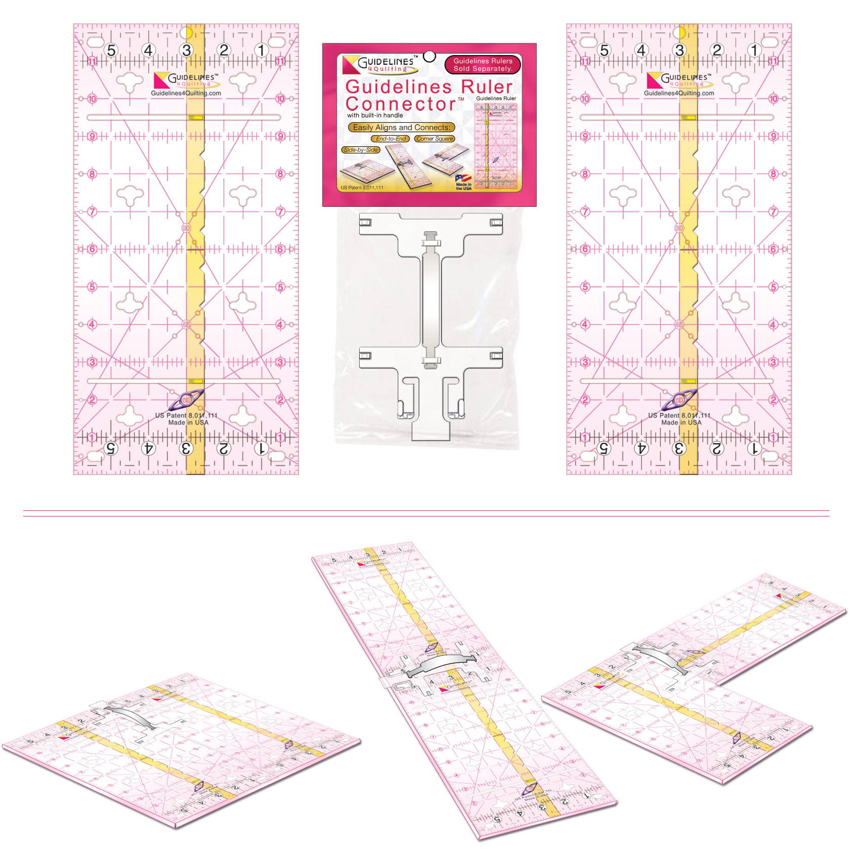Guidelines Rulers by Guidelines4Quilting