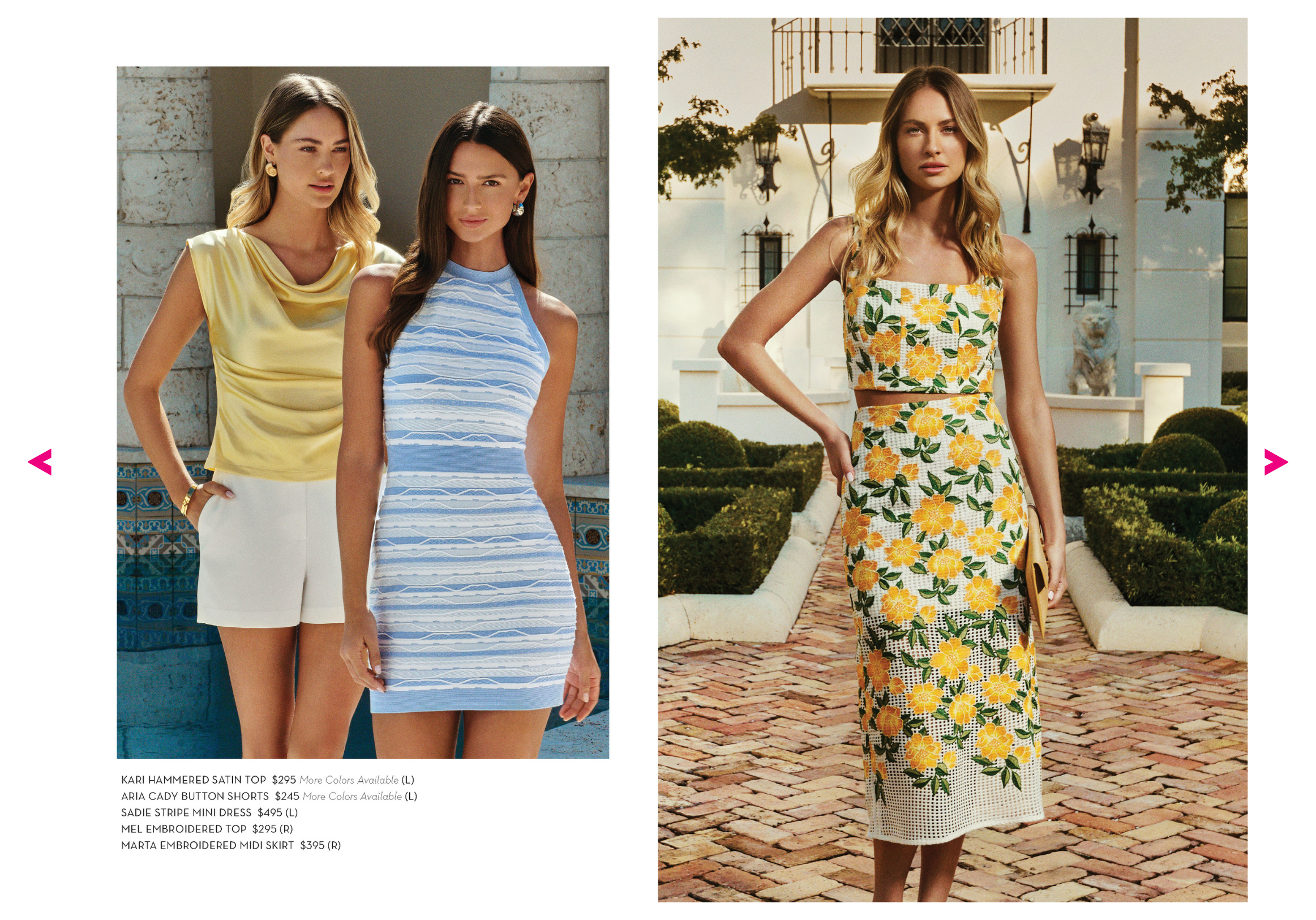 Model wears MILLY's Summer '26 Collection