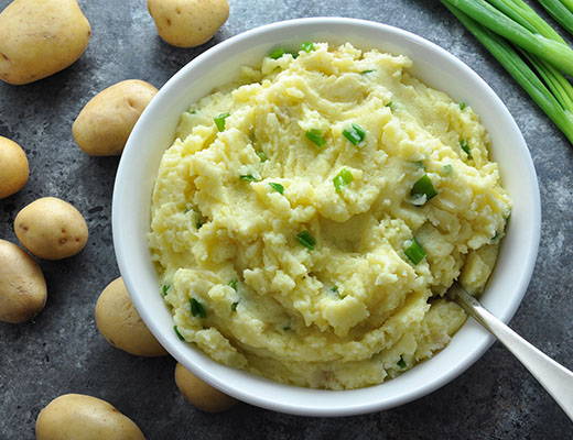 Baby Dutch Yellow® Smashed Potatoes with Green Onion and Sour Cream