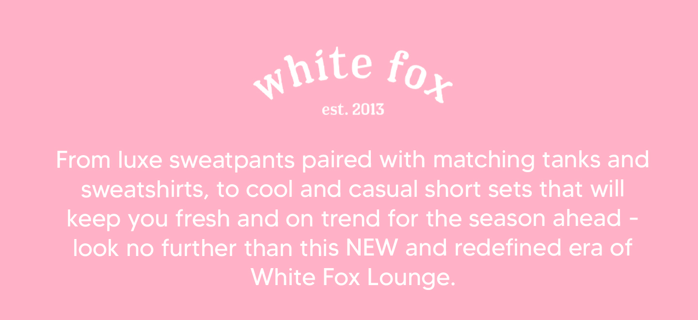 white fox essentials club sweatshirt