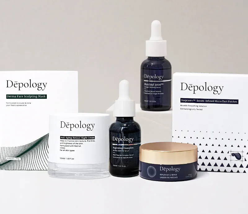 Depology collection for dry skin 