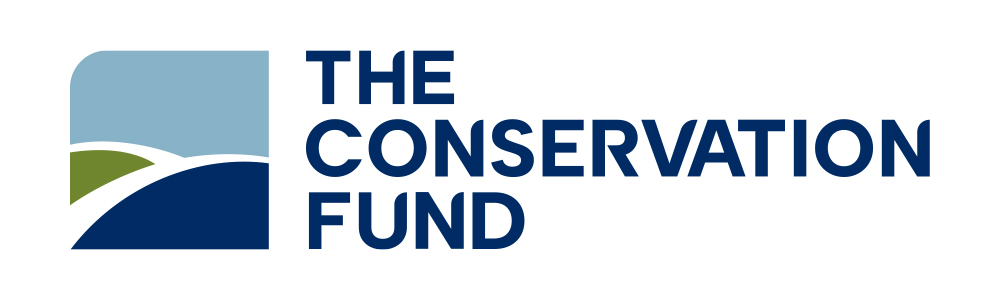 Logo of The Conservation Fund with blue and green elements.