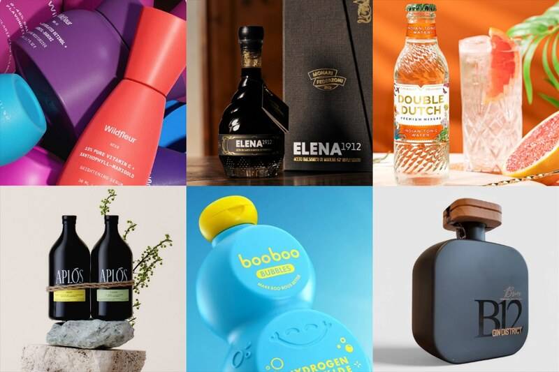 Various beverage bottles and logos from American Craft Spirits Association and NACD.