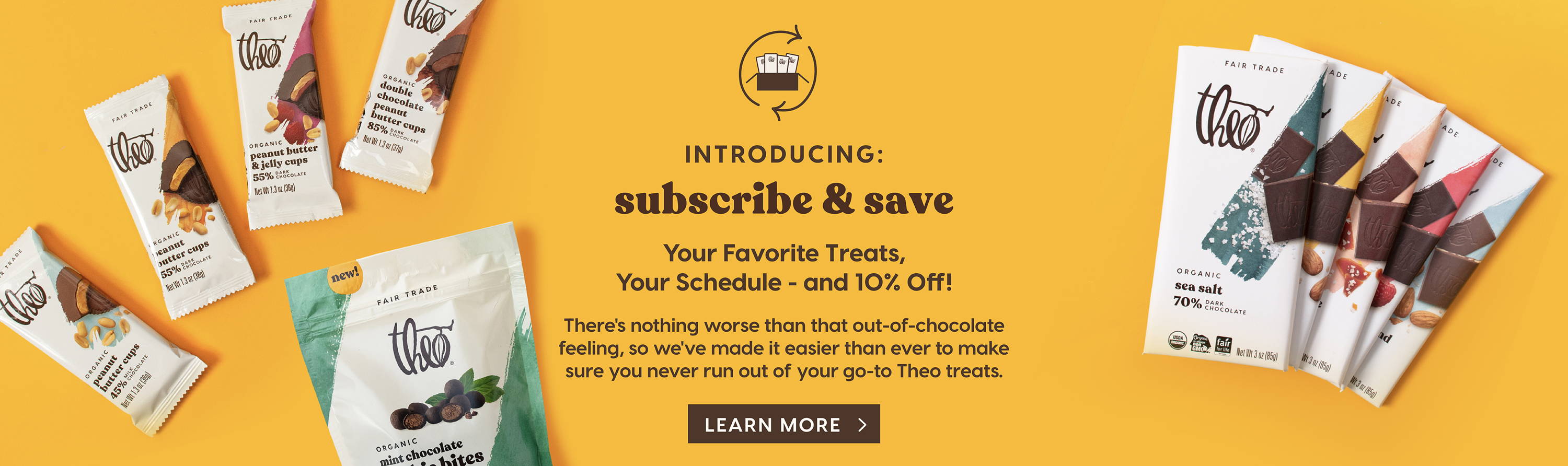 Subscribe & Save: Your Favorite Treats, Your Schedule, and 10% Off
