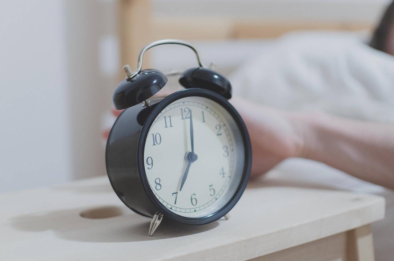 Alarm Clock On Table