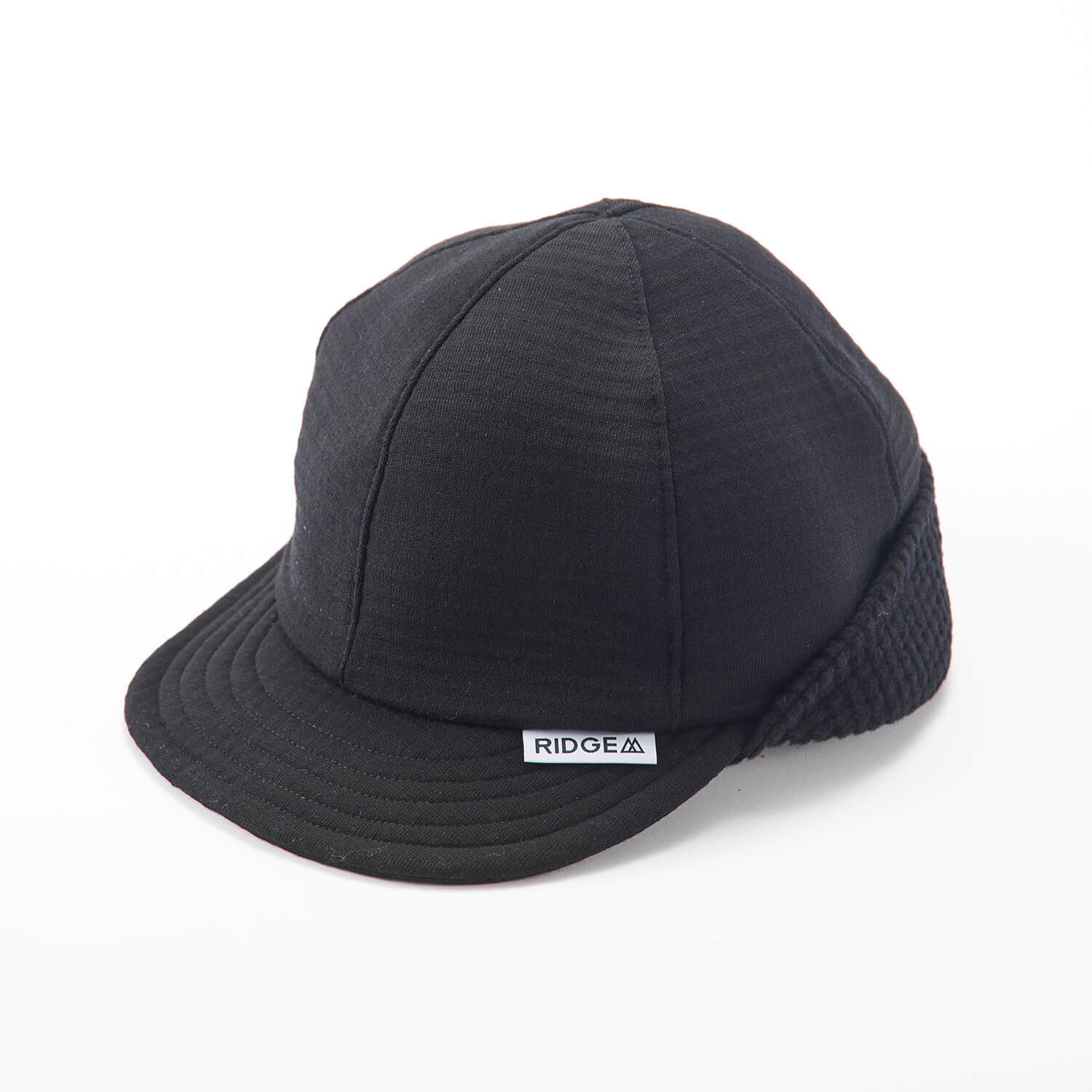 RIDGE MOUNTAIN GEAR（リッジマウンテンギア）/グリッドメリノ イヤマフキャップ/ブラック/UNISEX
