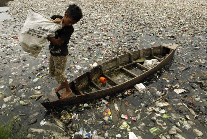 Plastic pollution