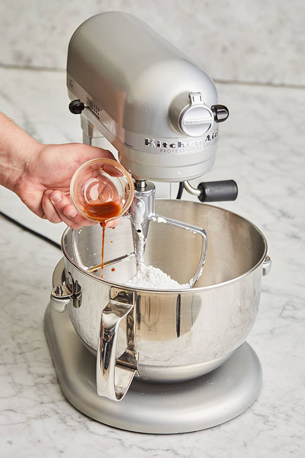 vanilla added to stand-mixer